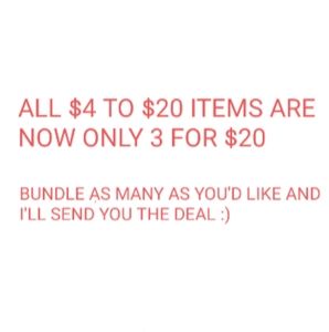 Many 3 For $20 Items. Get great bargains!